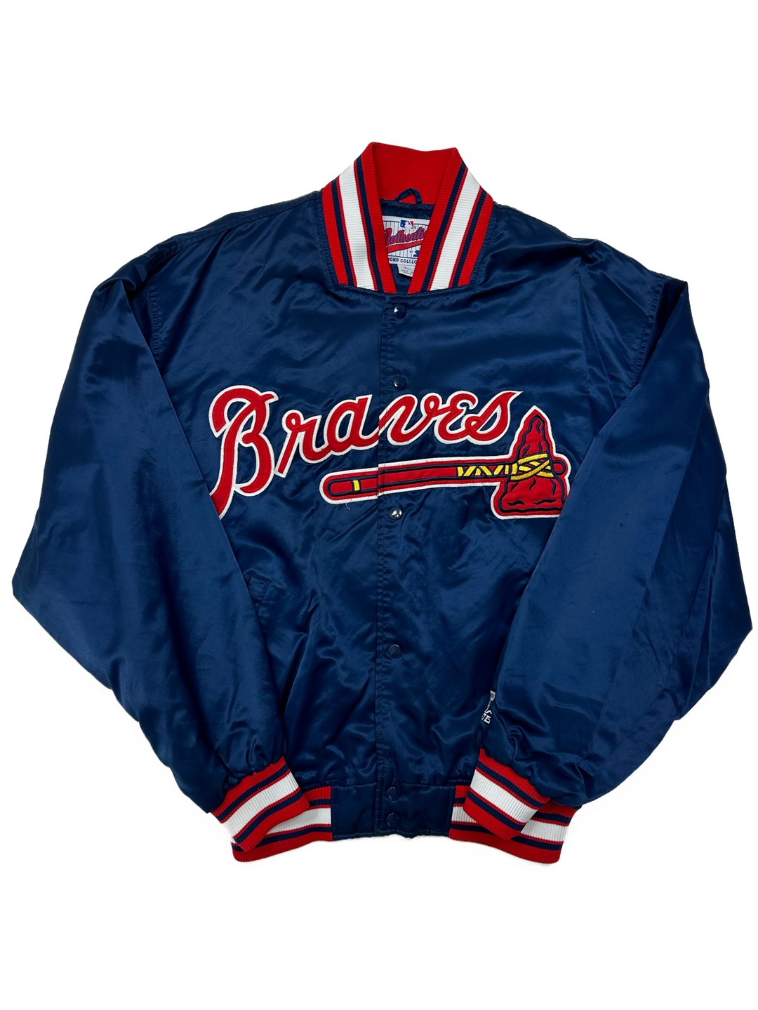 Vintage Braves Starter Bomber Jacket - West Block Vintage