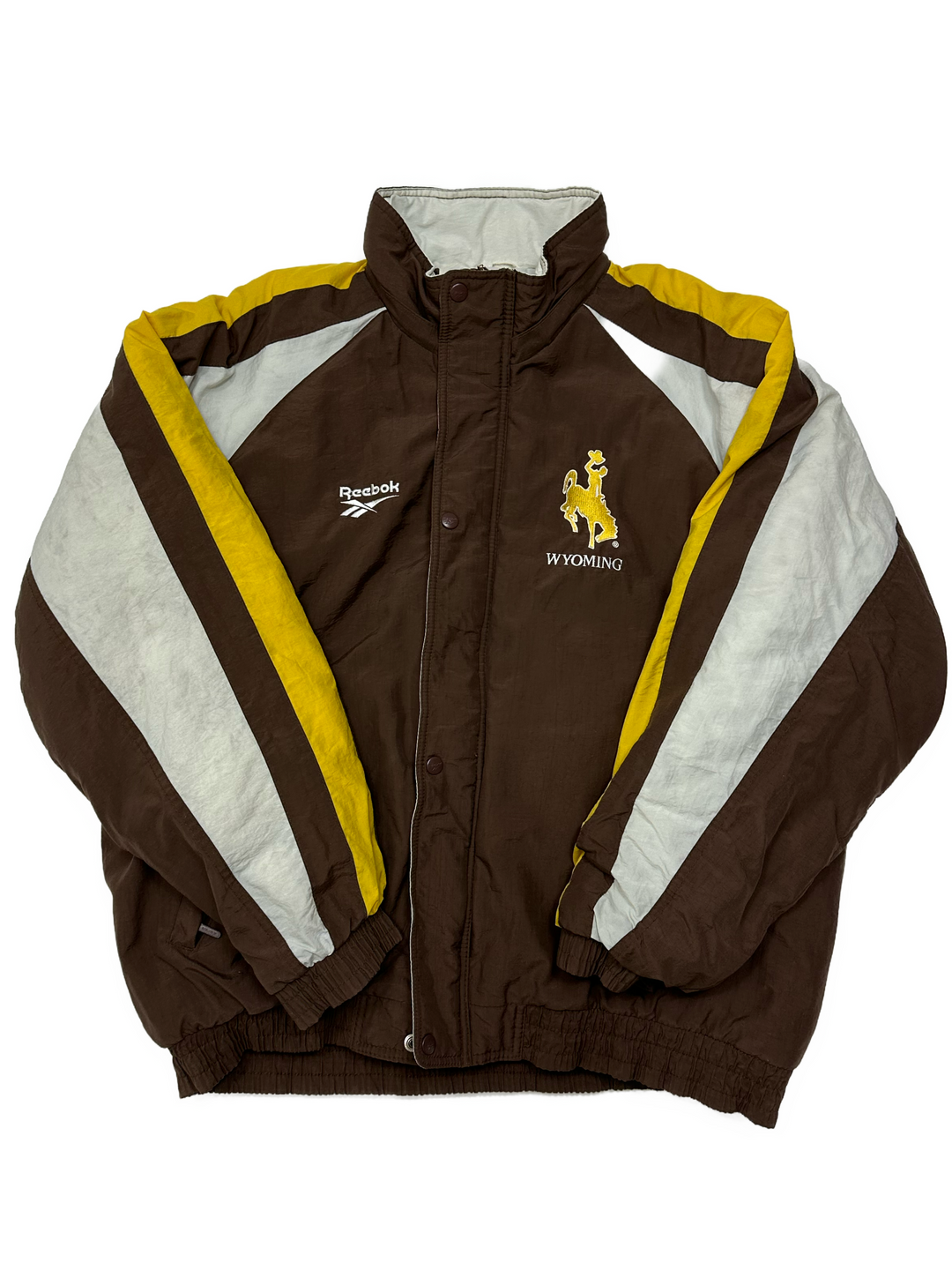 90s Wyoming Cowboys Reebok Jacket - West Block Vintage