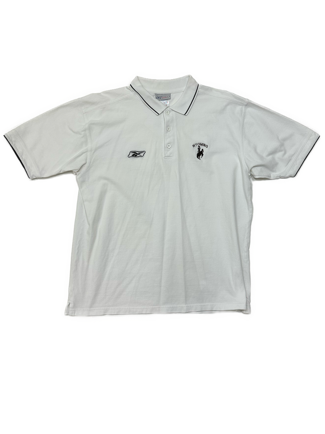 00s Reebok Wyoming Cowboys  Polo Shirt - West Block Vintage