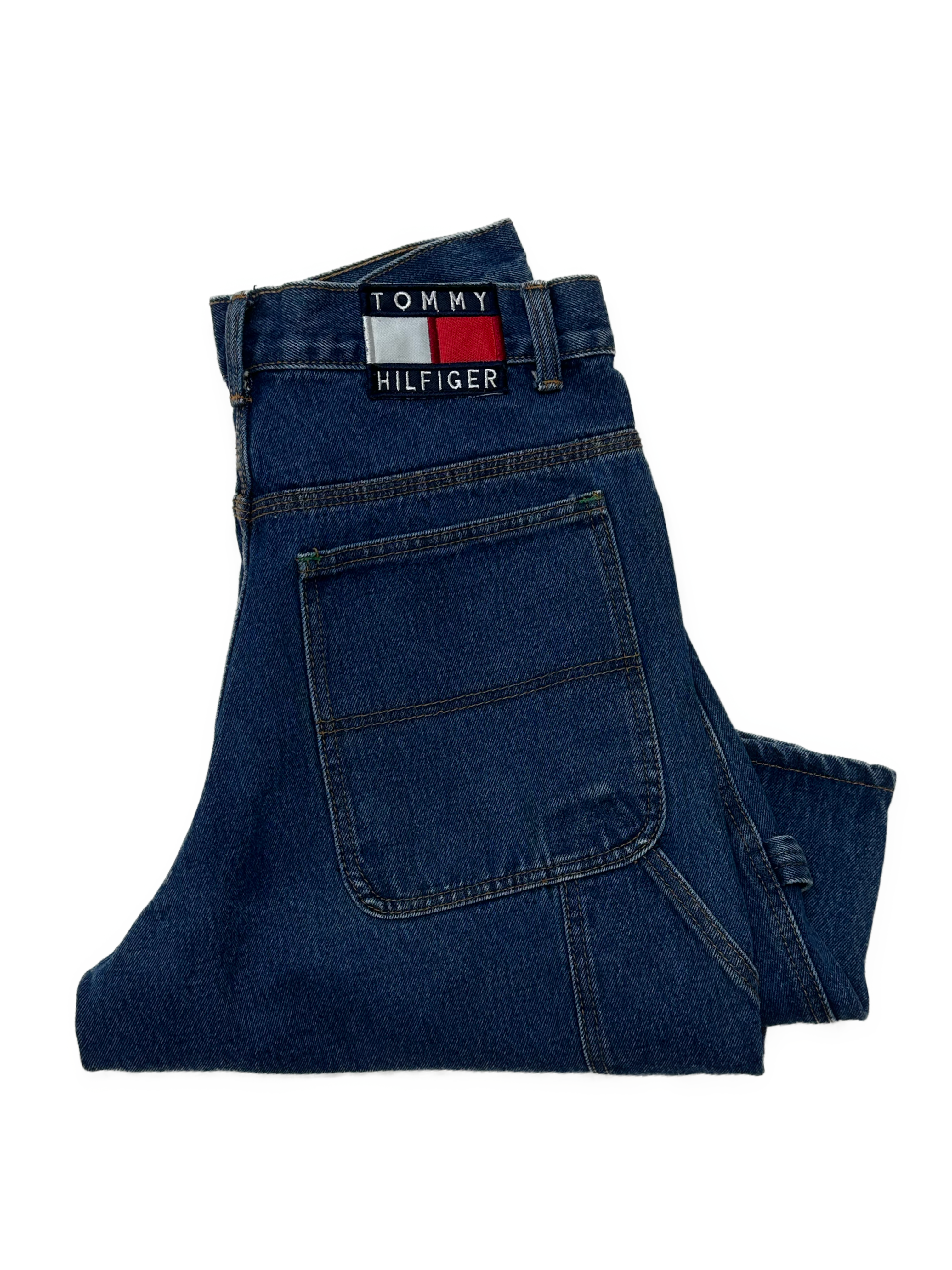 90s Tommy Hilfiger Jean Shorts Demim 33s - West Block Vintage