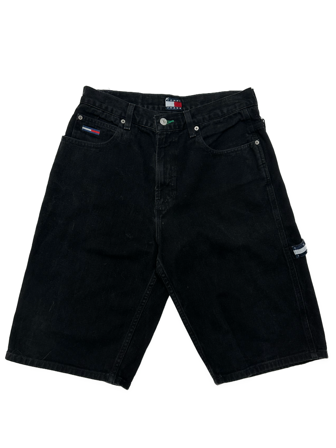 90s Tommy Filfiger Jean Shorts Black 30s - West Block Vintage