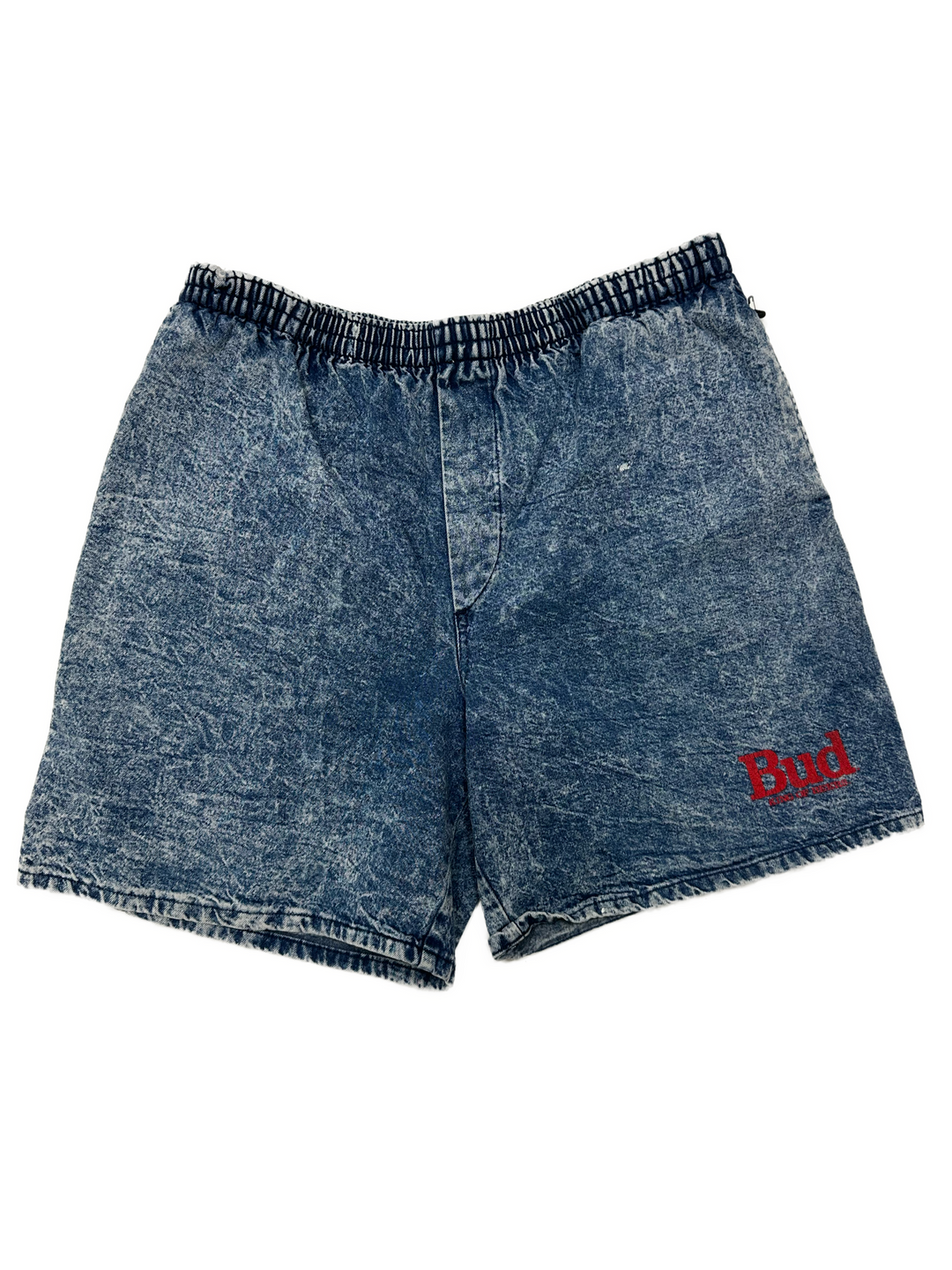 80s Budweiser Women Denim Shorts - West Block Vintage