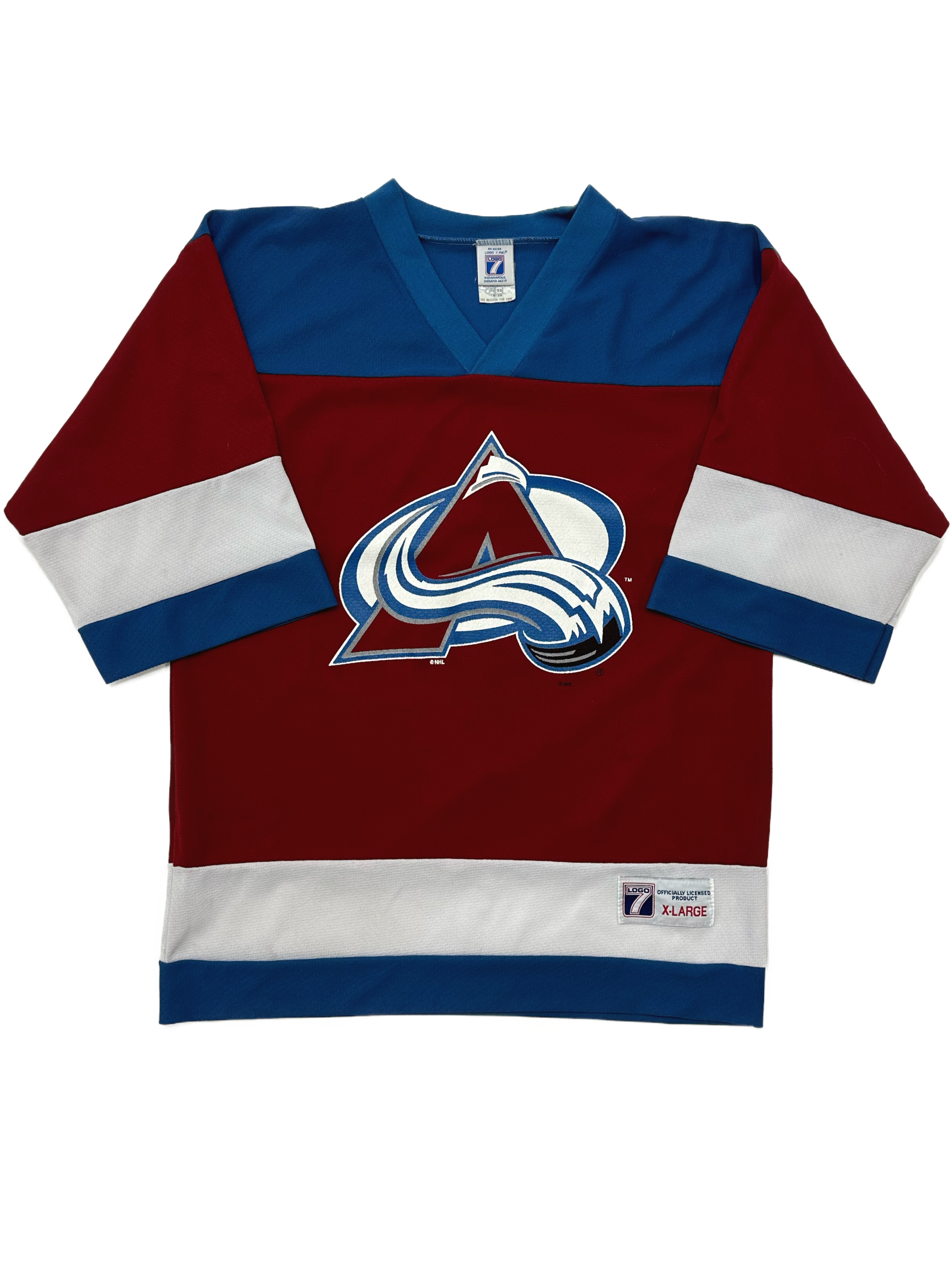 Vintage Colorado Avalanche Jersey Logo 7 - West Block Vintage