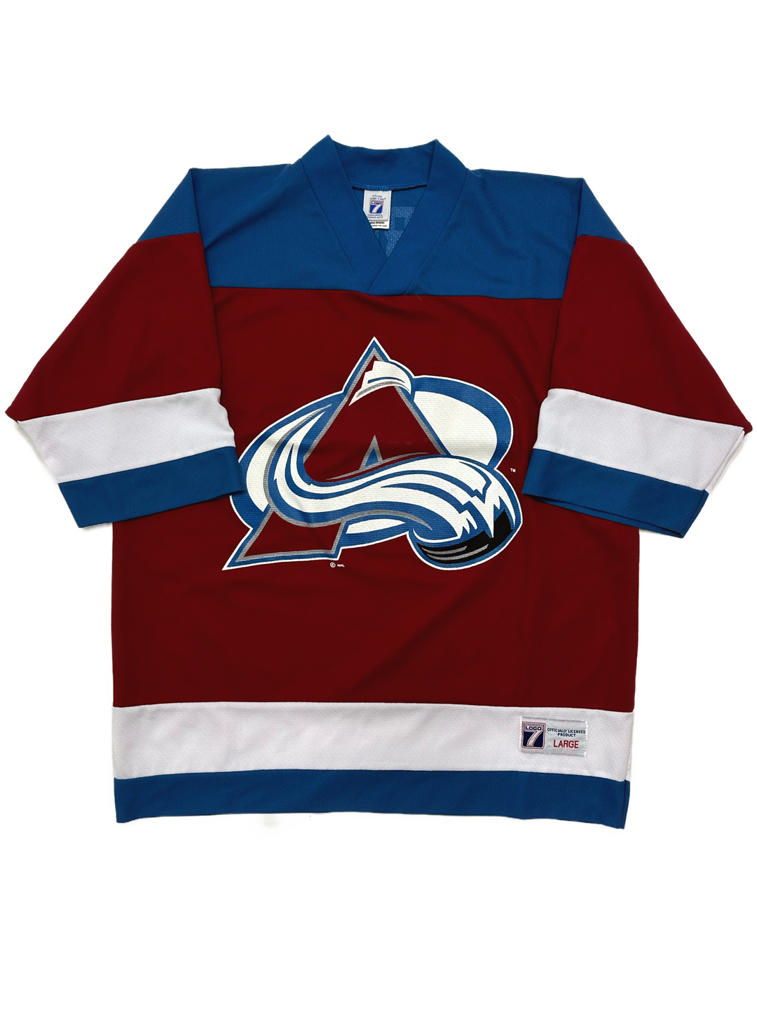 Colorado Avalanche Patrick Roy Logo 7 Jersey - West Block Vintage