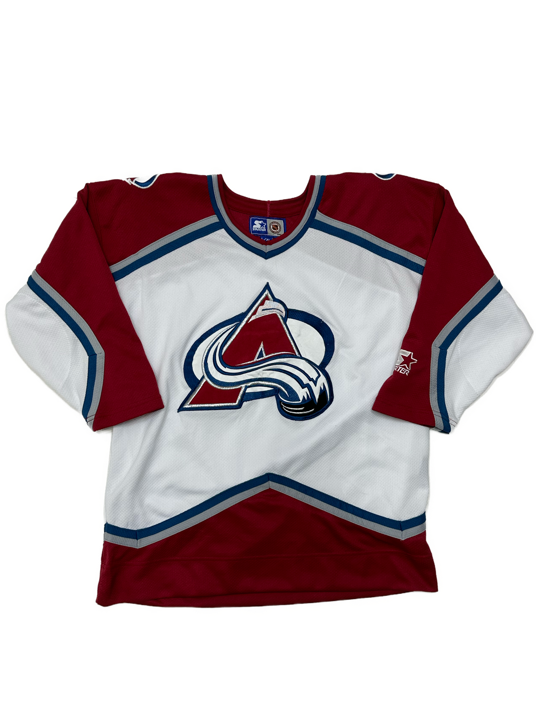 Vintage Starter Colorado Avalanche Jersey White - West Block Vintage