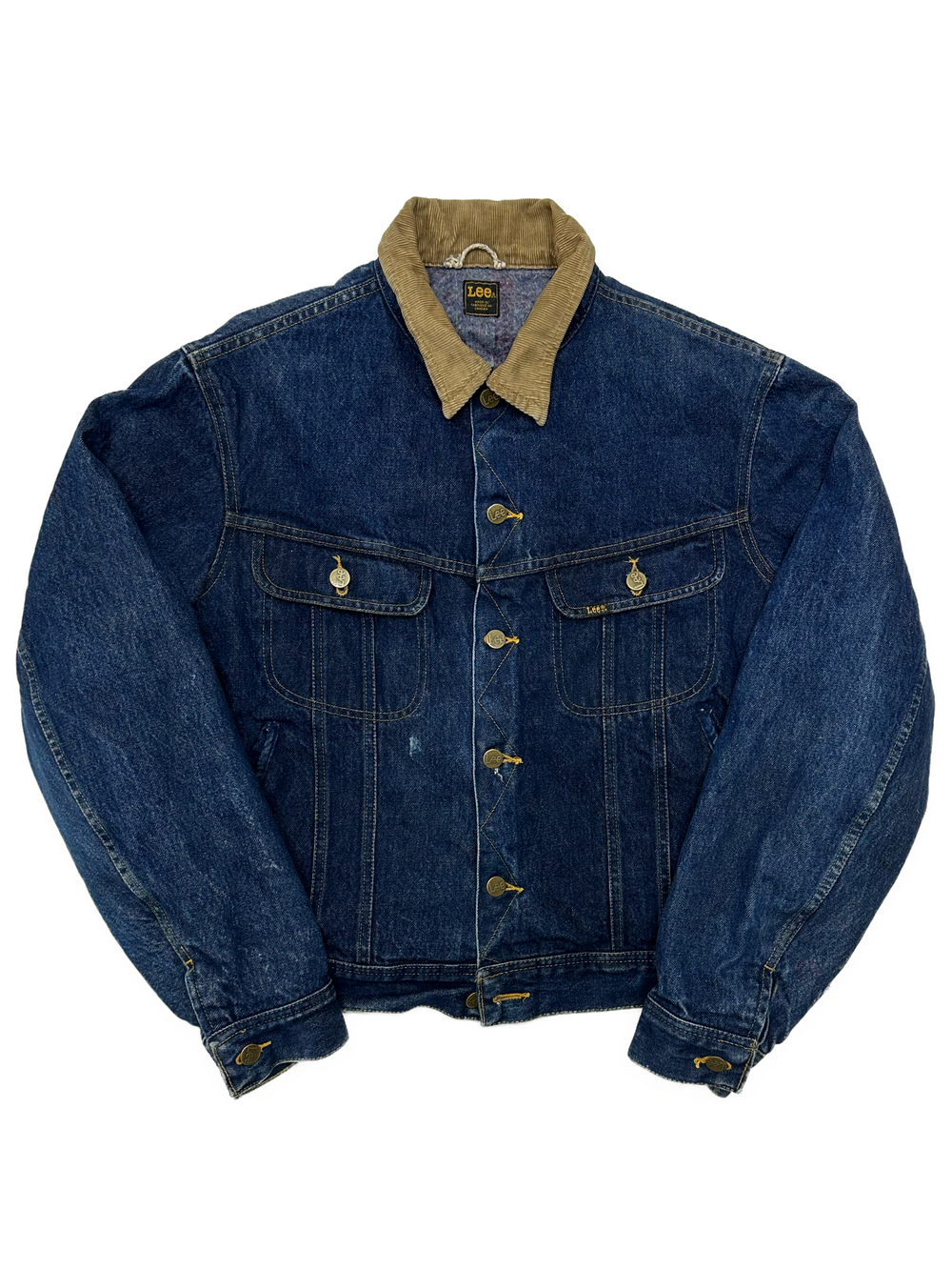 00s Lee Riders Quilted Denim Jacket - West Block Vintage