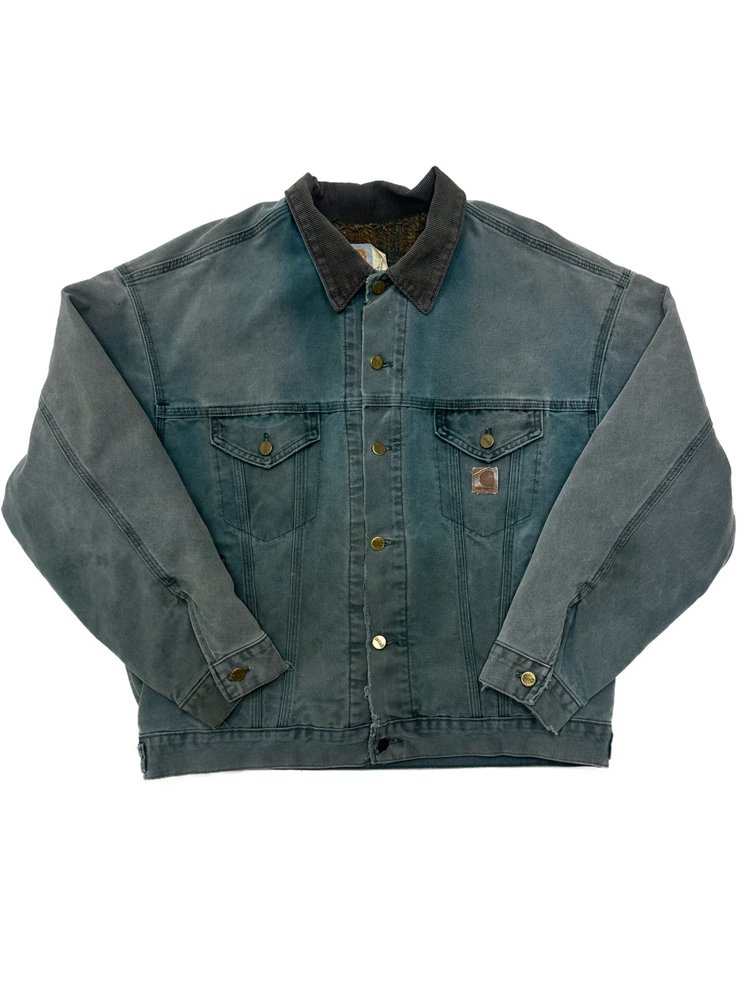 Vintage 80s Carhartt Thrashed Chore Coat - West Block Vintage