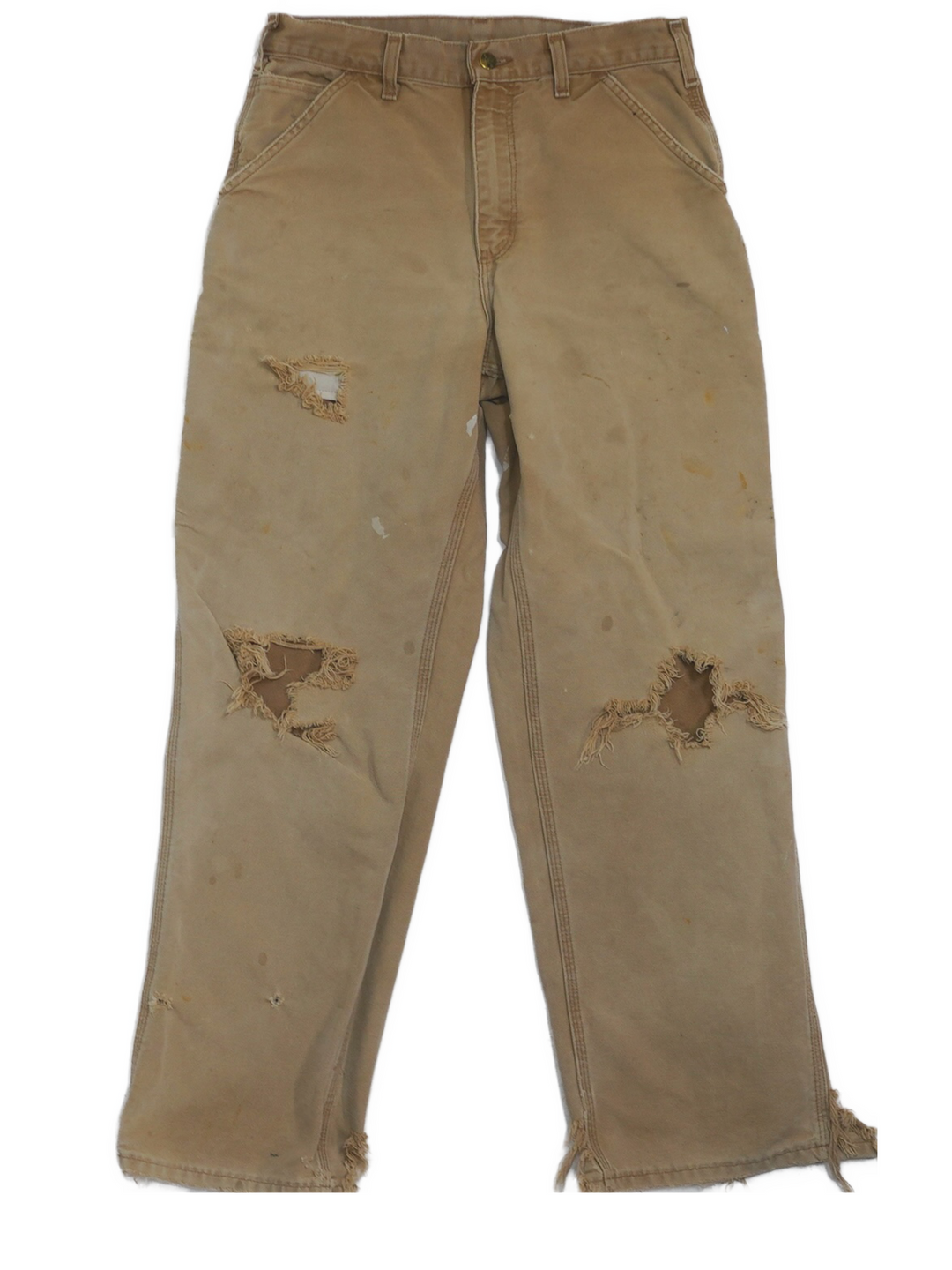 90s Carhartt Union Thrashed Carpenter Pants 32x32 - West Block Vintage