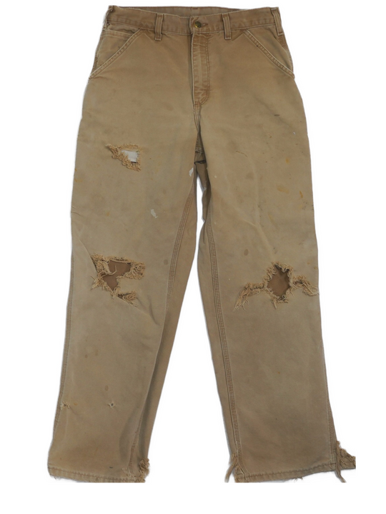 90s Carhartt Union Thrashed Carpenter Pants 32x32 - West Block Vintage