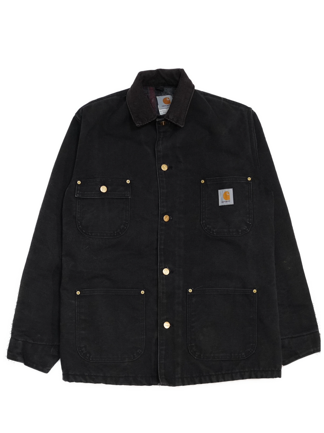 90s Vintage Carhartt Chore Jacket Blanket Lined 4 Pocket - West Block Vintage