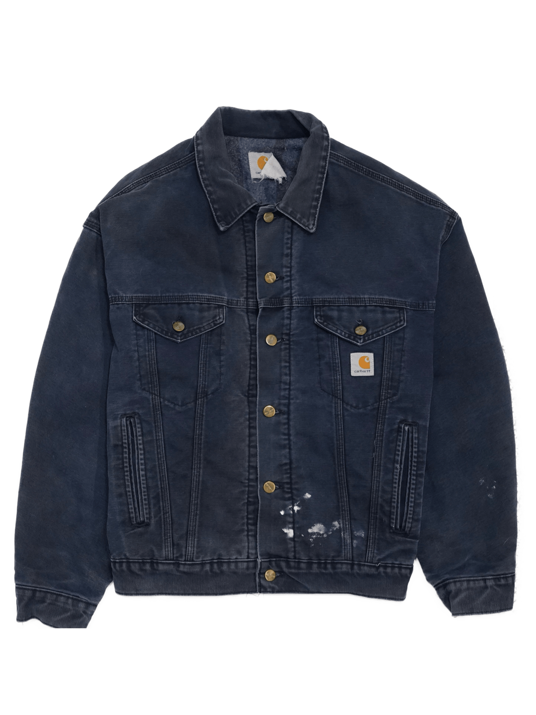 80s Carhartt Union Faded Quilted Chore Jacket - West Block Vintage