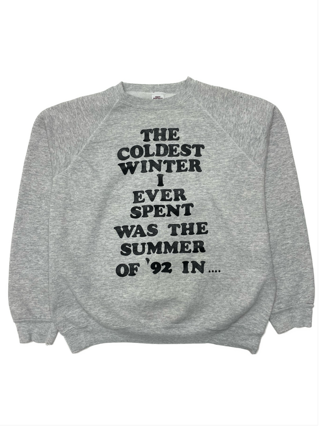 90s Minnesota The Coldest Winter Crewneck Sweatshirt - West Block Vintage