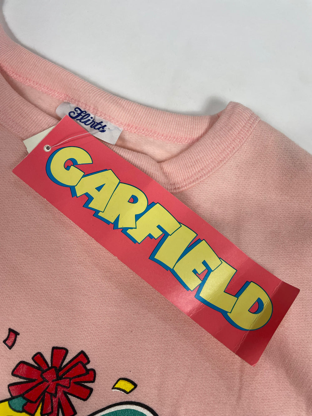 80s  Garfield  Crewneck Sweatshirt Dead Stock - West Block Vintage