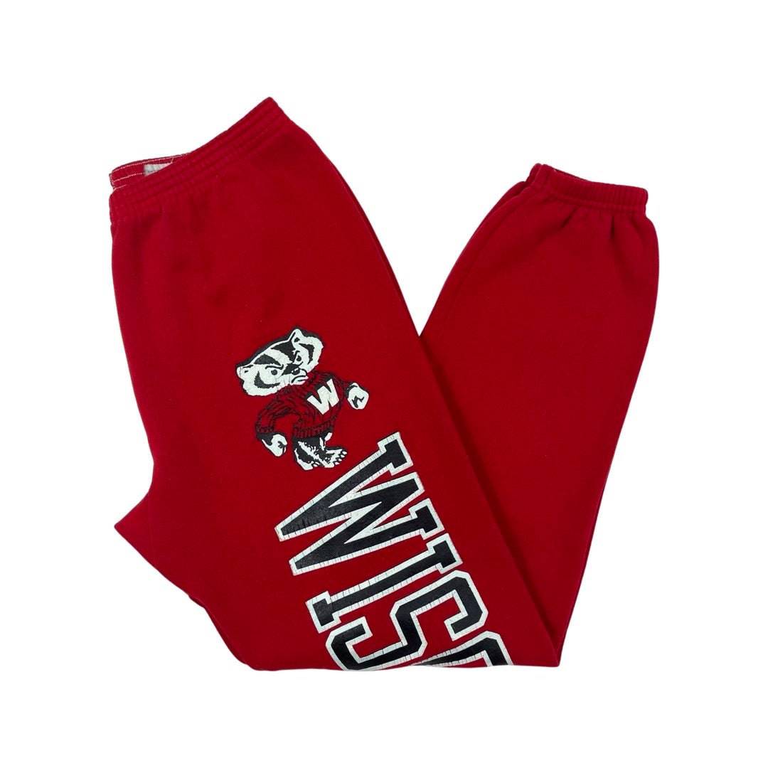 80s Fashion Wisconsin Sweat Pants - West Block Vintage