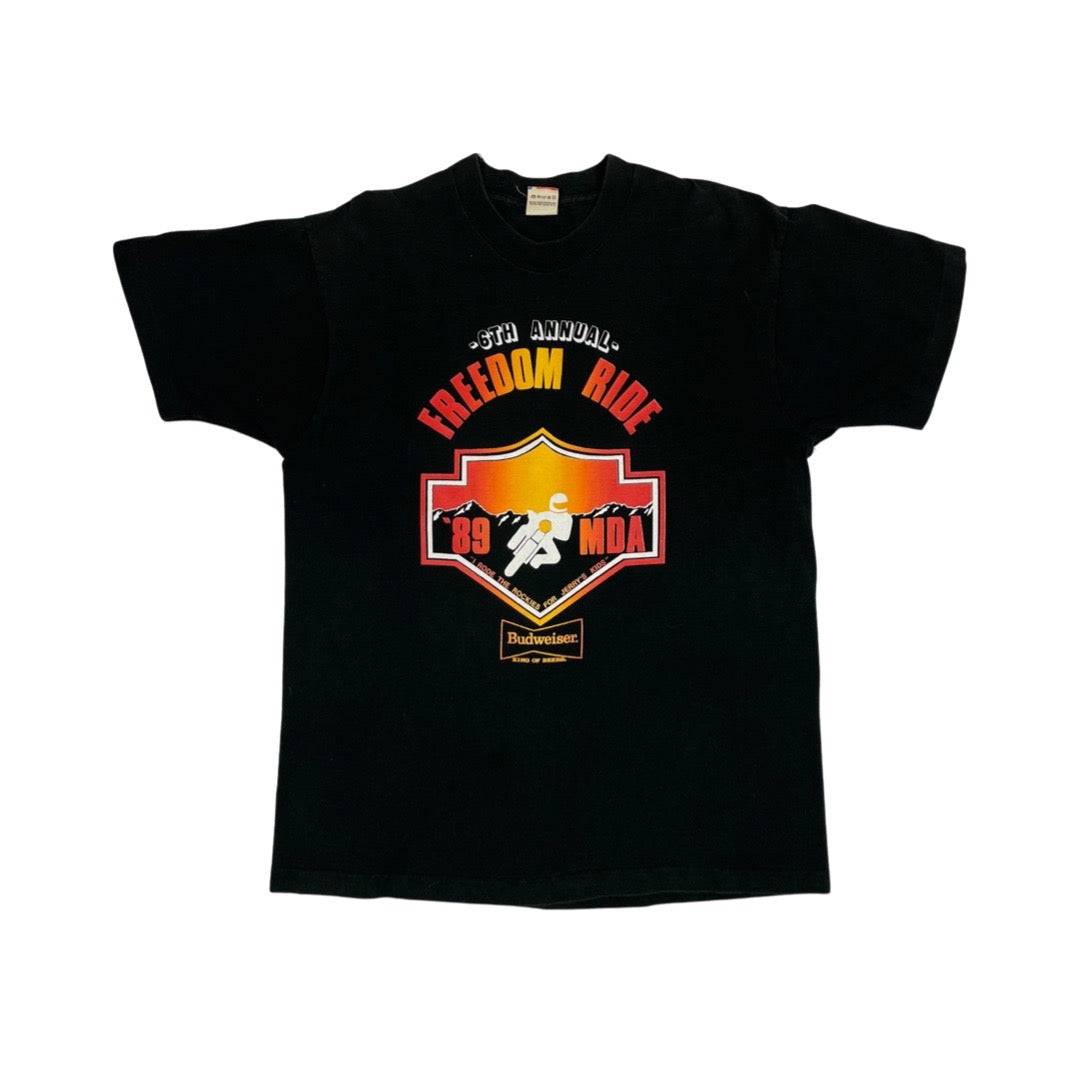 Vintage 90s Harley Davdison Freedom Ride Tee - West Block Vintage