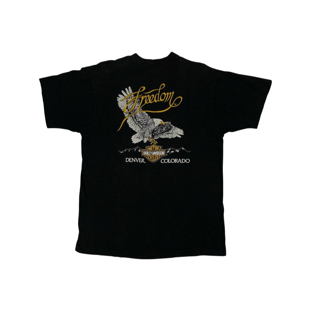 Vintage 90s Harley Davdison Freedom Ride Tee - West Block Vintage