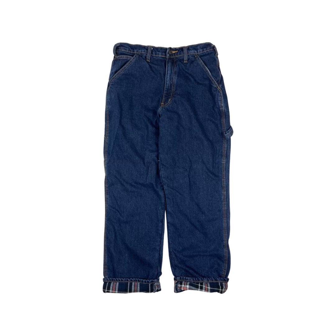 90s Full Blue Lined 32s - West Block Vintage