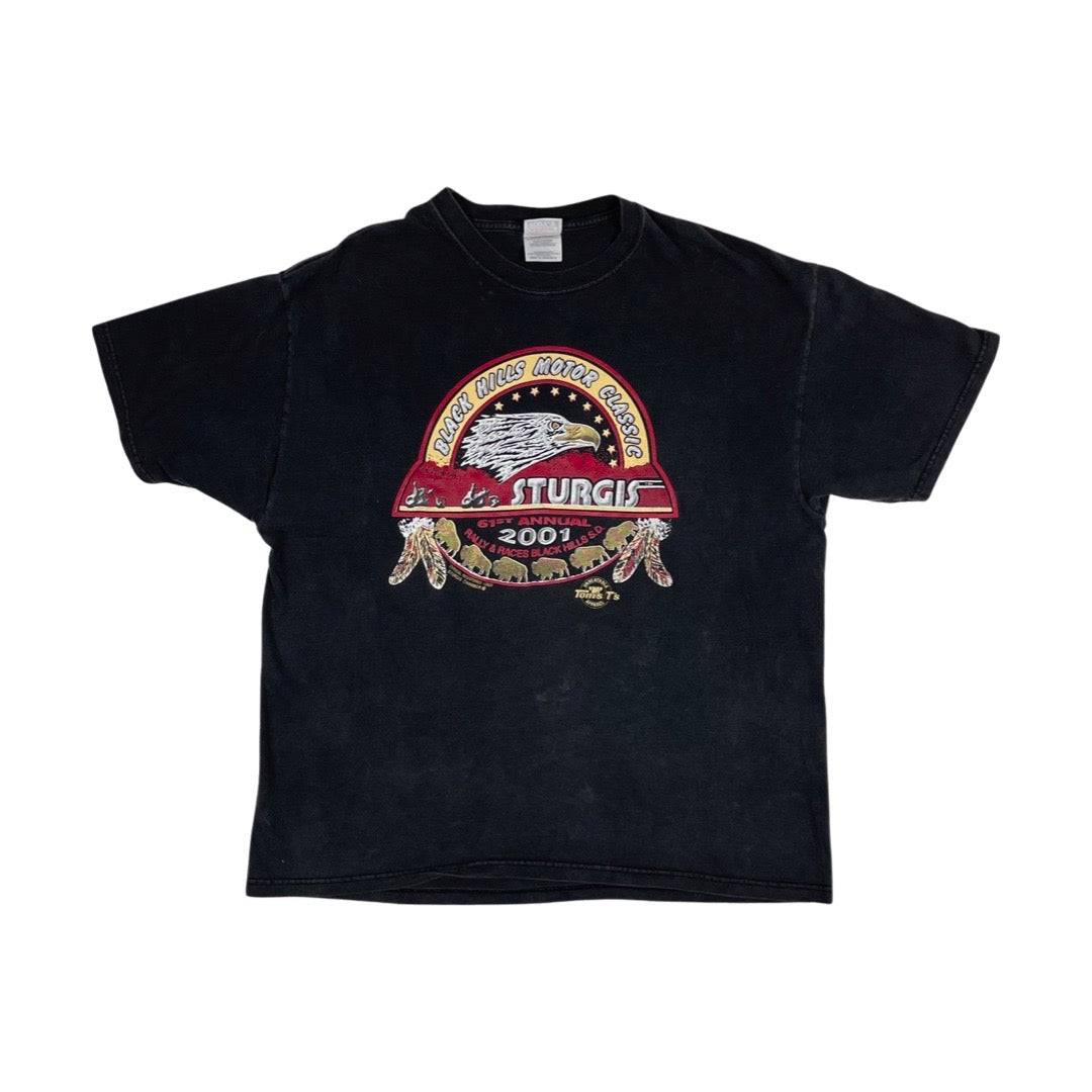 00s Heavy Tee Harley Sturgis - 2004 - West Block Vintage
