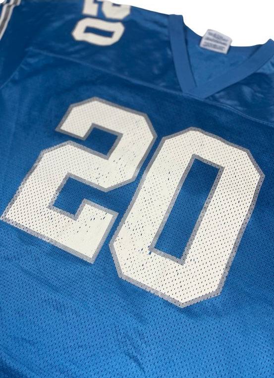 Vintage Barry Sanders Logo Athletic Jersey #20 - West Block Vintage