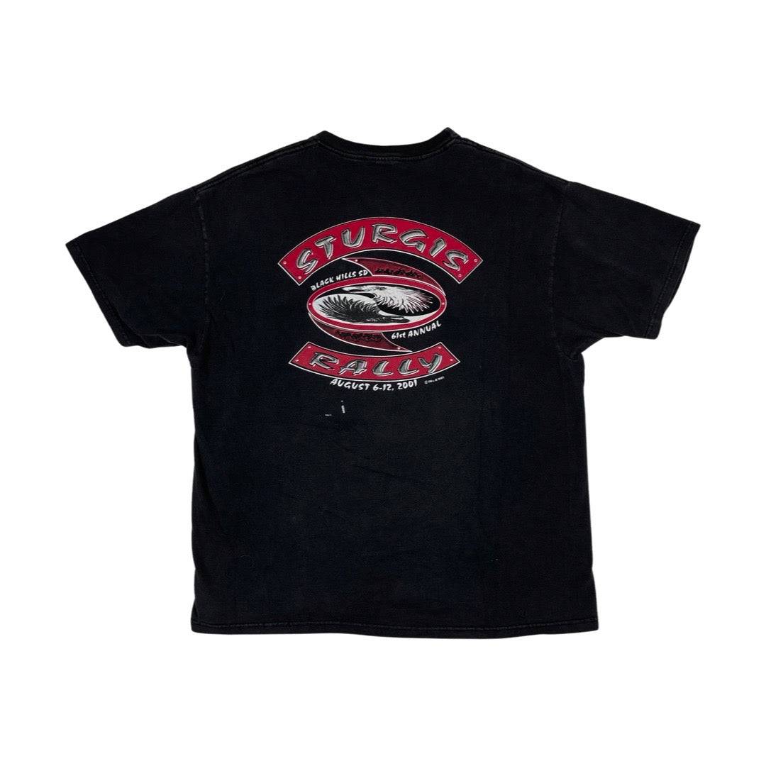 00s Heavy Tee Harley Sturgis - 2004 - West Block Vintage