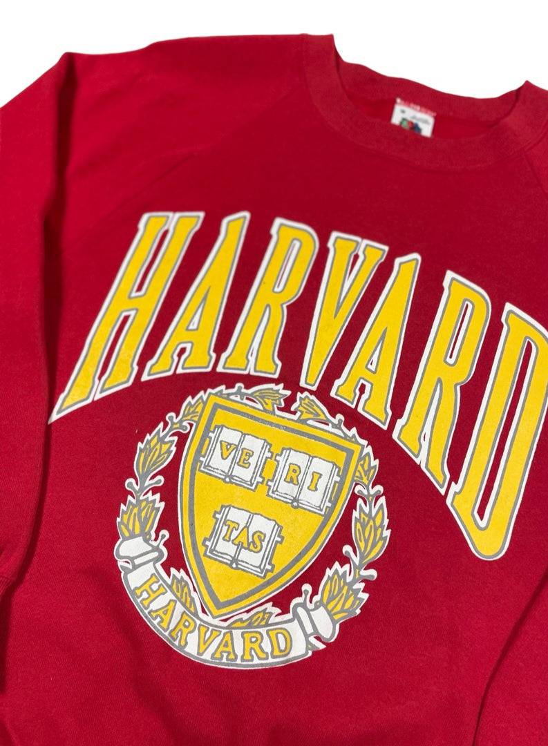 80s Harvard Crewneck Sweatshirt - West Block Vintage