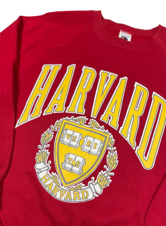 80s Harvard Crewneck Sweatshirt - West Block Vintage