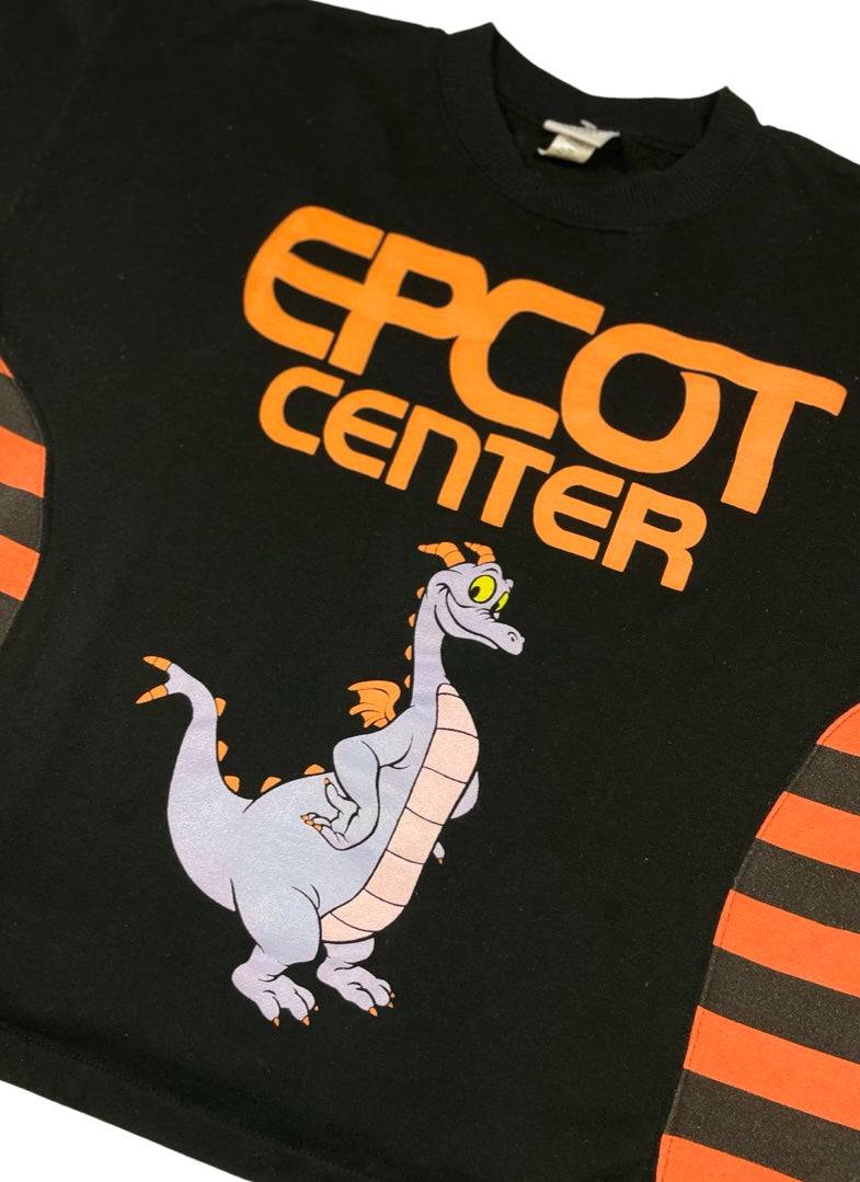 80s Vintage Disney Crop Sweatshirt Epcot Center - West Block Vintage