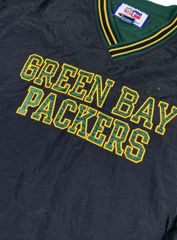 90's Green Bay Packers Pullover Jacket - West Block Vintage