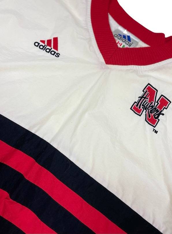 Mid 90s Adidas Huskers Pullover Jacket - West Block Vintage