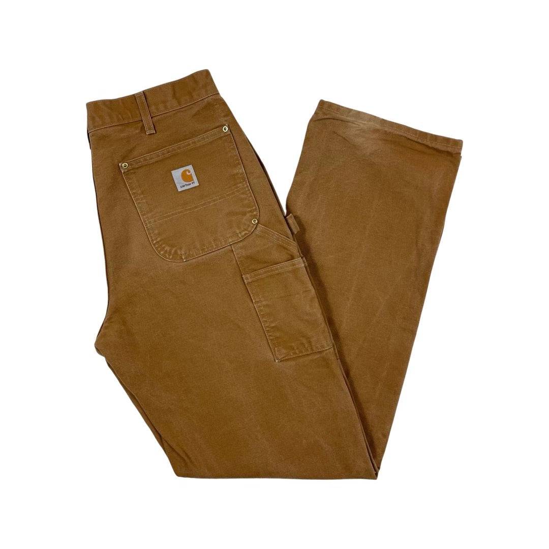 90's Carhartt Double Knee Pants Brown 34x34 - West Block Vintage