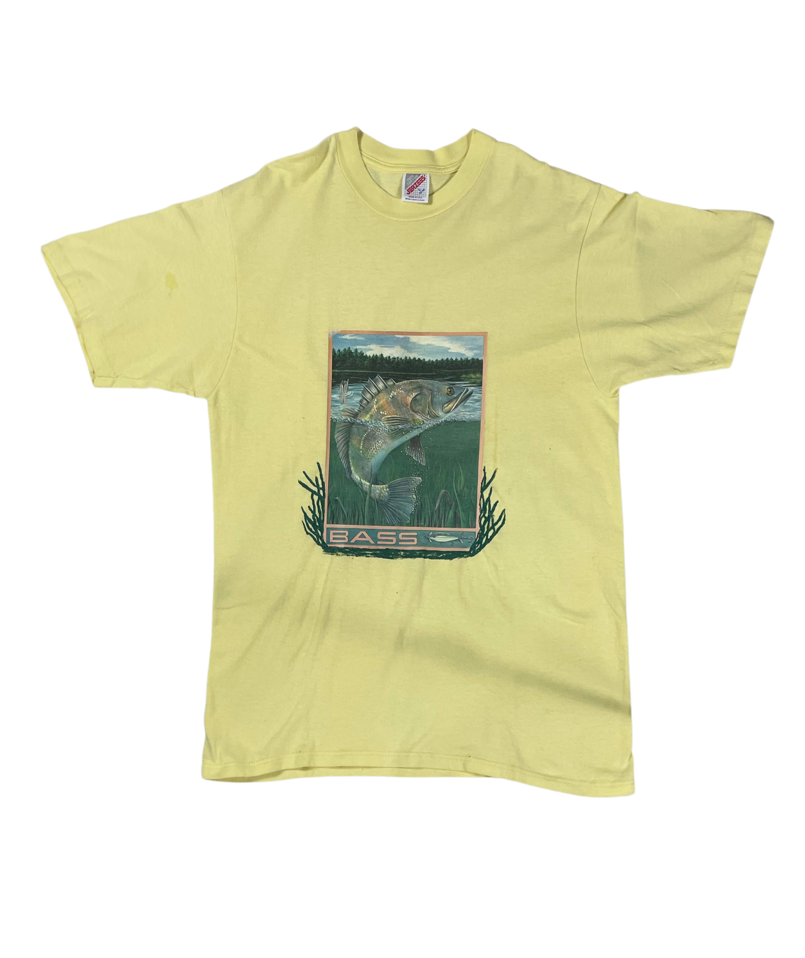 VTG 90s Bass Graphic T-Shirt - West Block Vintage