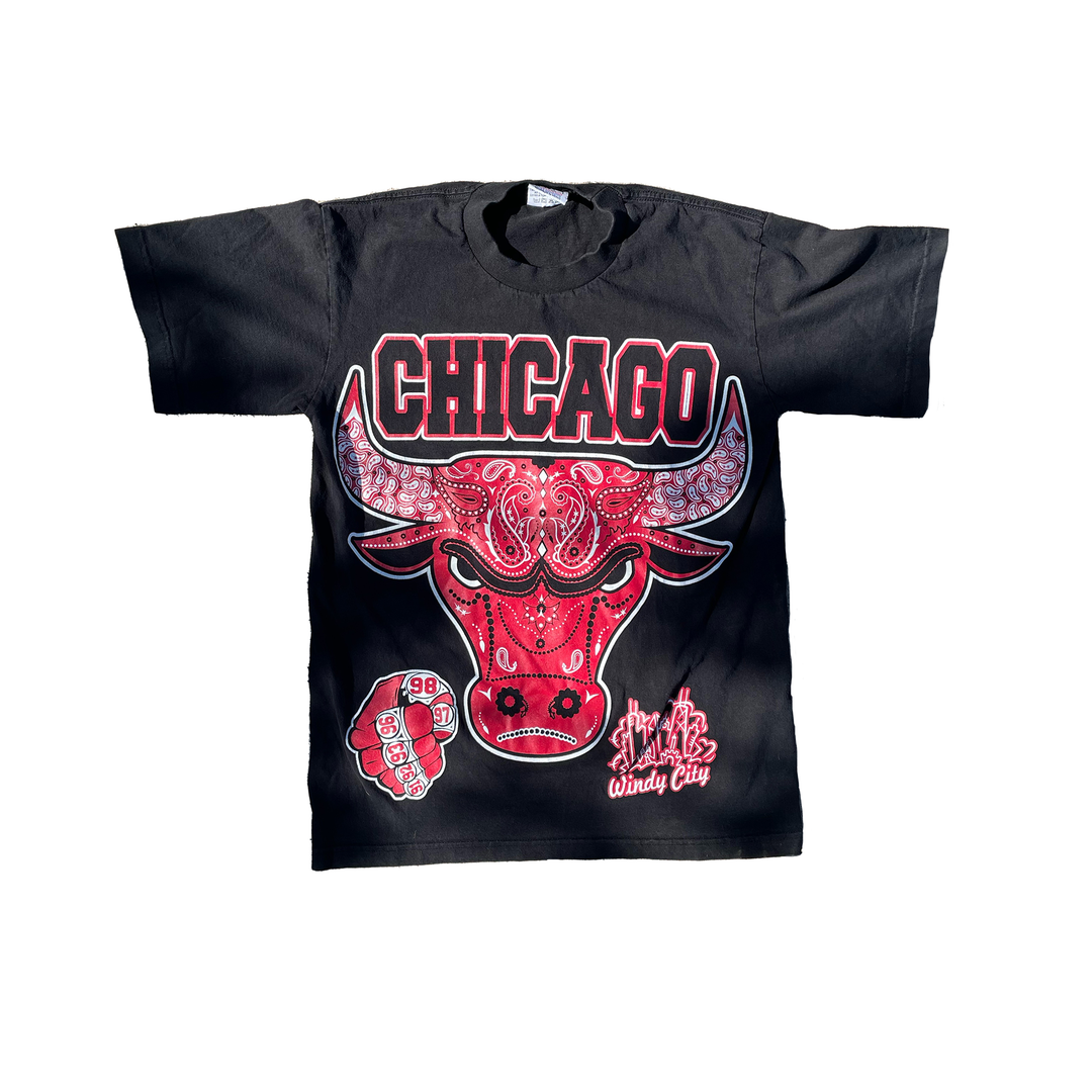 VTG Chicago Bulls Graphic Tee Dead Stock - West Block Vintage