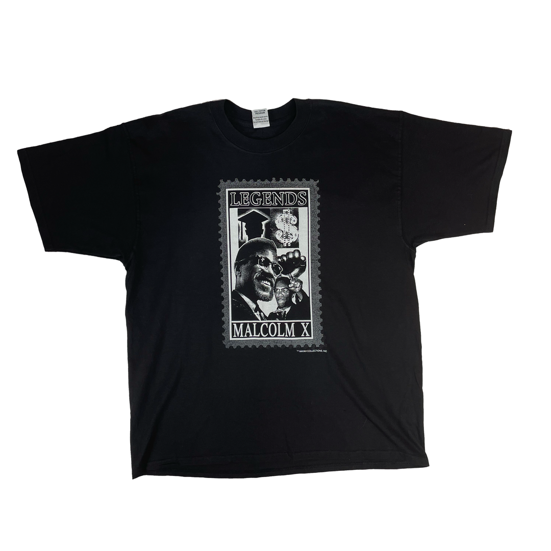 VTG 90s Malcom X Graphic Dead Stock - West Block Vintage