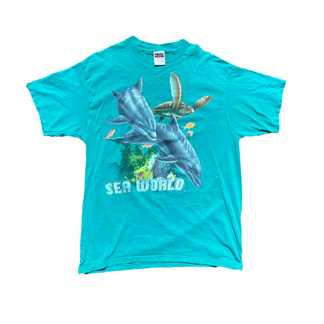 VTG Tultex Sea World Graphic Tee - West Block Vintage